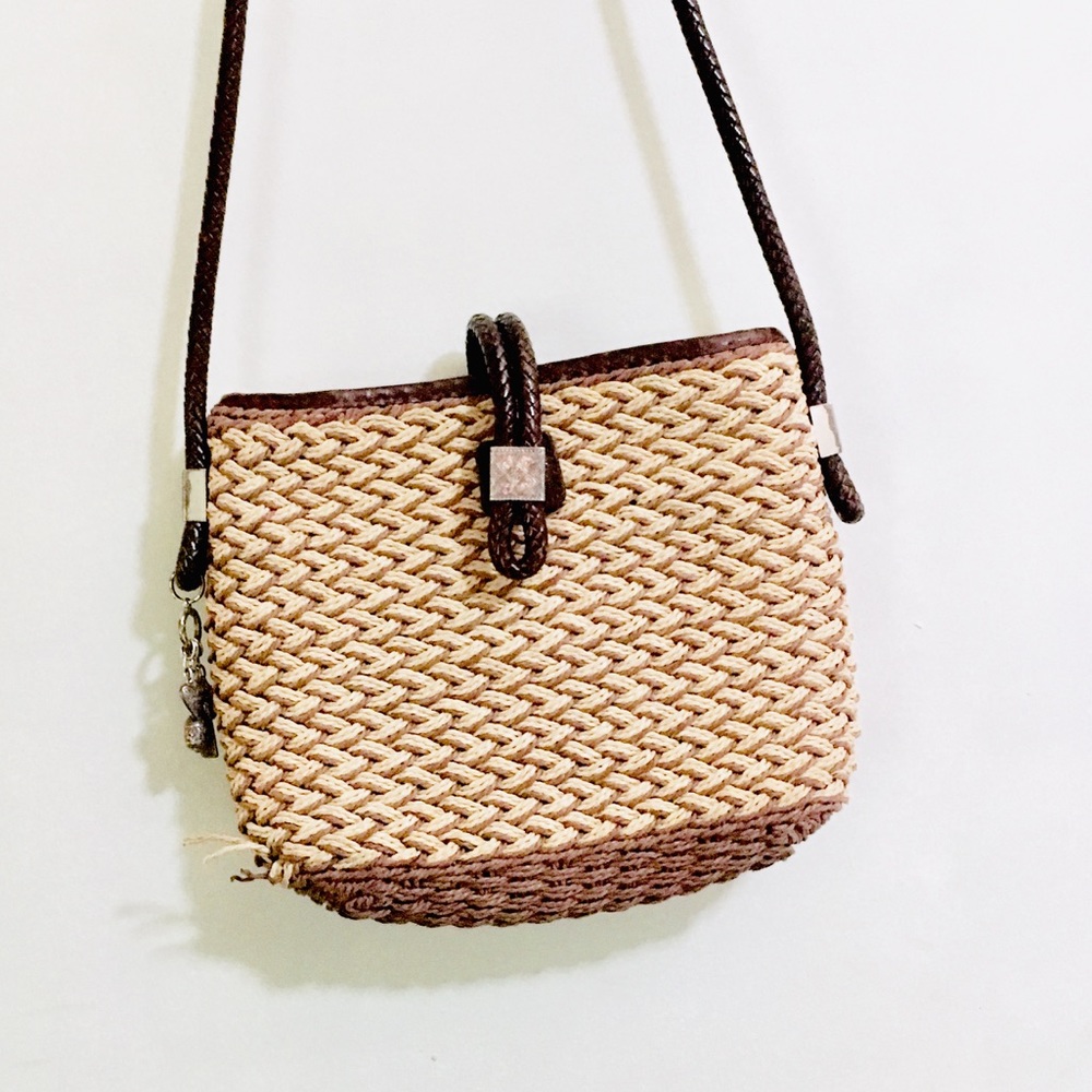 • brighton woven handbag •